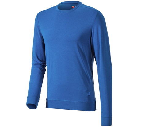 Primary image e.s. Longsleeve cotton stretch gentianblue