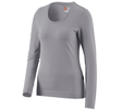 Primary image e.s. Longsleeve cotton stretch, ladies' platinum
