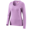 Primary image e.s. Longsleeve cotton stretch, ladies' lavender