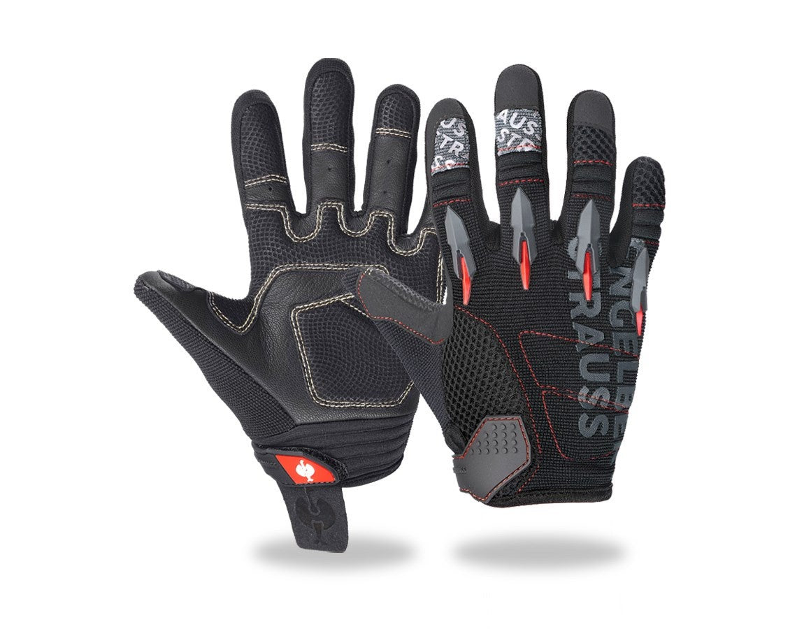 Primary image e.s. Mechanic's gloves Viper black/red