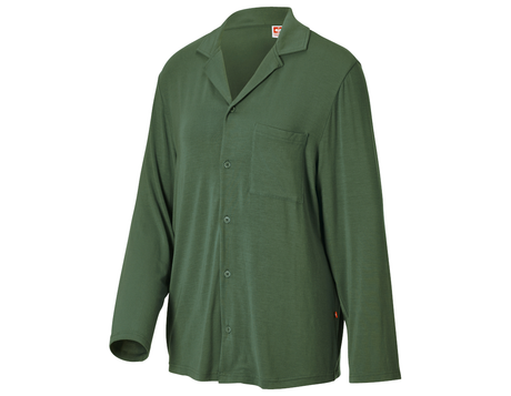Primary image e.s. Modal pyjama top, ladies' nordicgreen