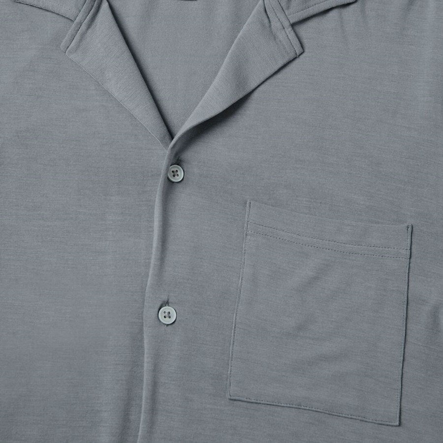 Detailed image e.s. Modal pyjama top, ladies' nordicgrey