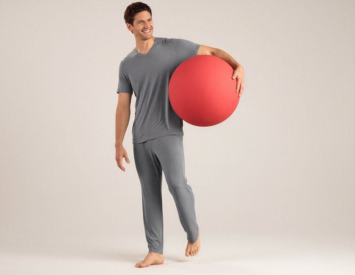 Additional image 1 e.s. Modal pyjama T-shirt nordicgrey