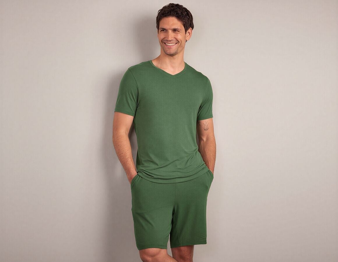 Additional image 1 e.s. Modal pyjama T-shirt nordicgreen
