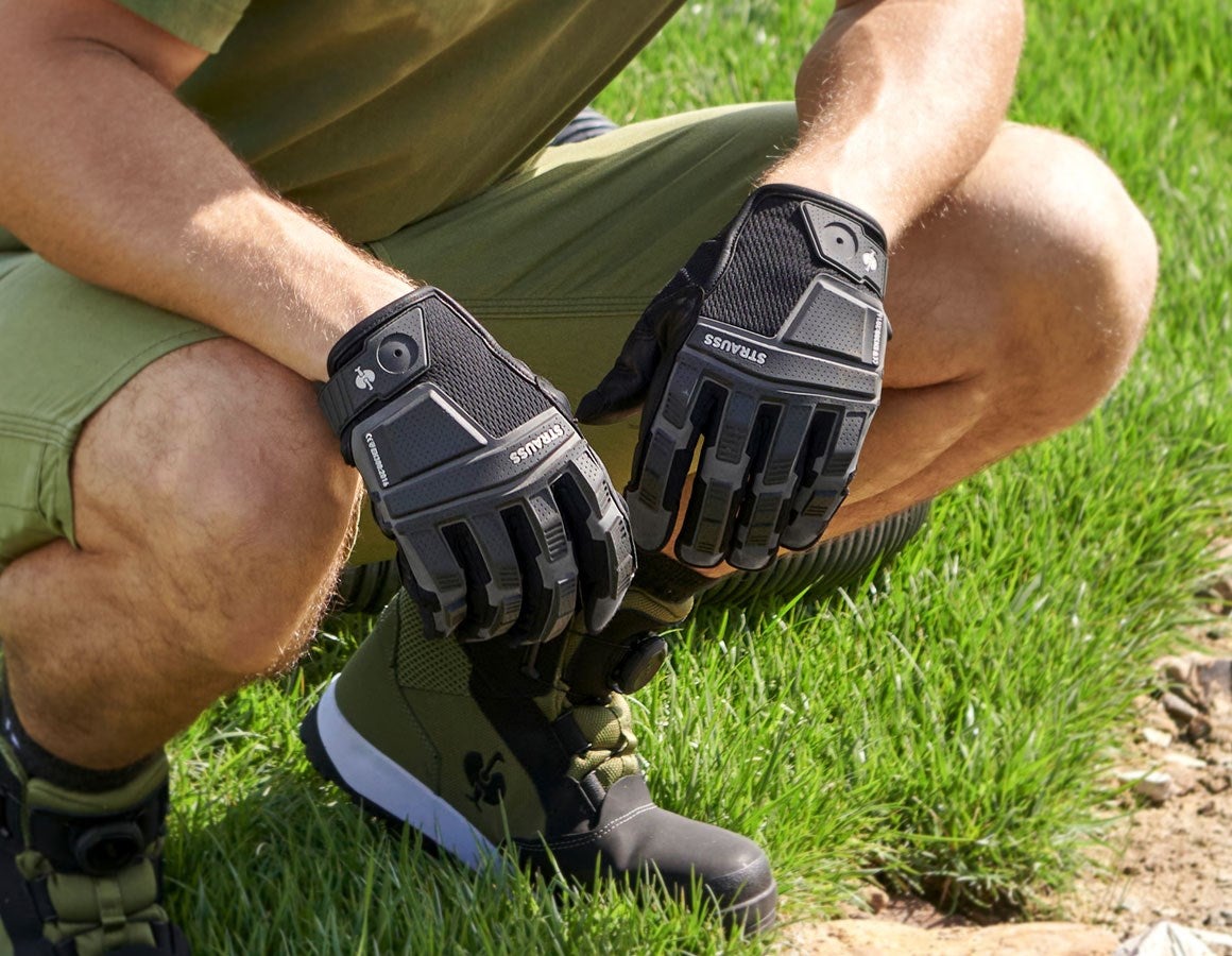 Additional image 7 e.s. Assembly gloves Protect black