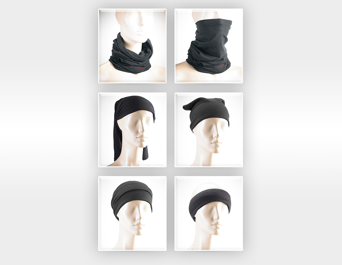 Additional image 2 e.s. Multifunctional scarf black