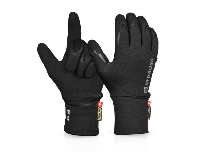 Primary image e.s. Nitrile gloves FIBERTWIN® Senso Grip Winter black