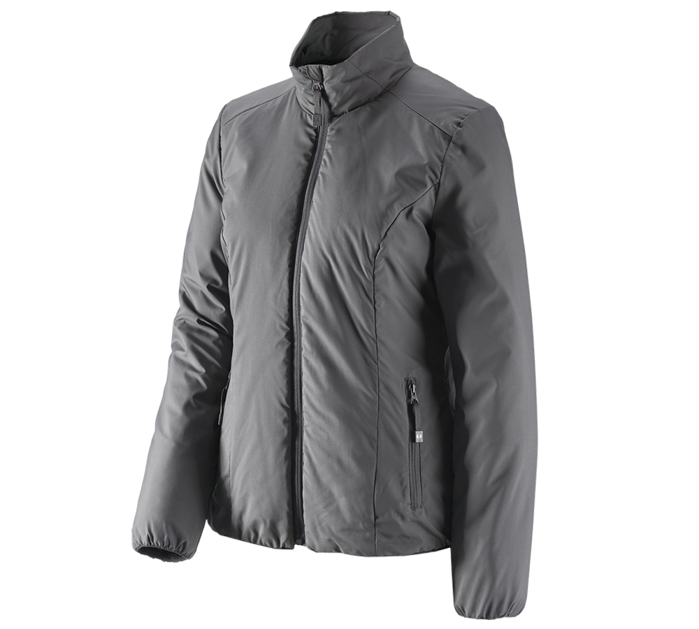 Primary image e.s. Padded jacket CI, ladies' anthracite