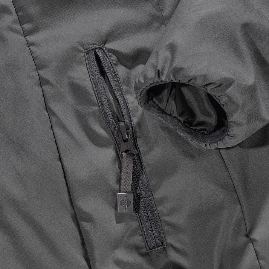 Detailed image e.s. Padded jacket CI, ladies' anthracite