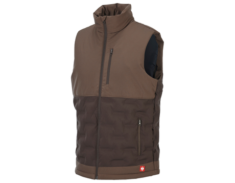 Primary image e.s. Padded bodywarmer hazelnut/chestnut