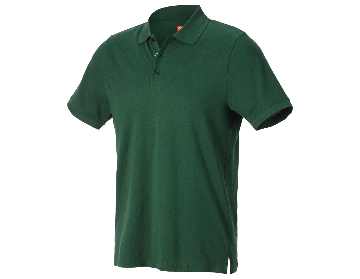 Primary image e.s. Piqué-Polo cotton light green
