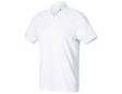 Primary image e.s. Piqué-Polo cotton light white