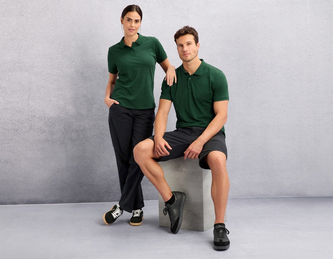 Additional image 1 e.s. Piqué-Polo cotton light green
