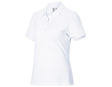 Primary image e.s. Piqué-Polo cotton light, ladies' white