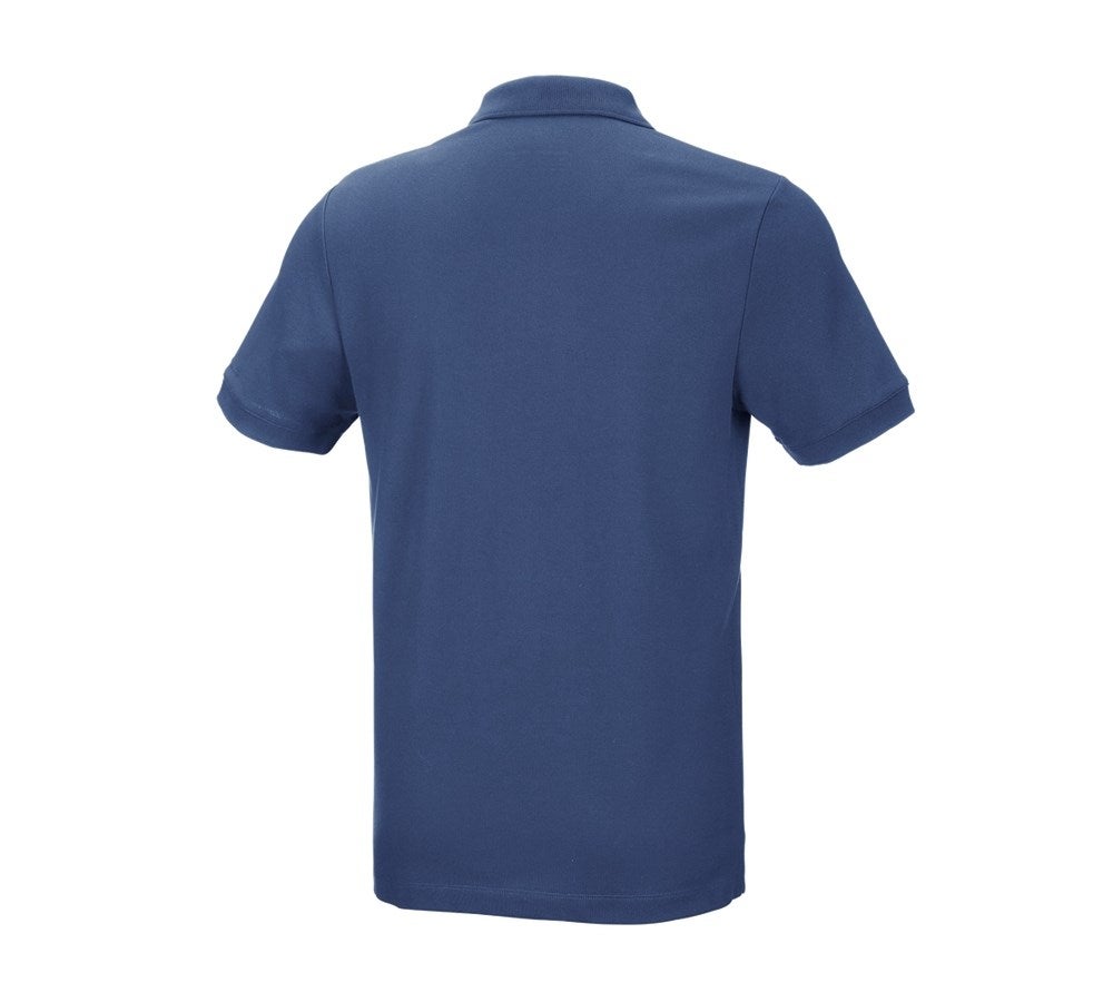 Secondary image e.s. Pique-Polo cotton stretch cobalt