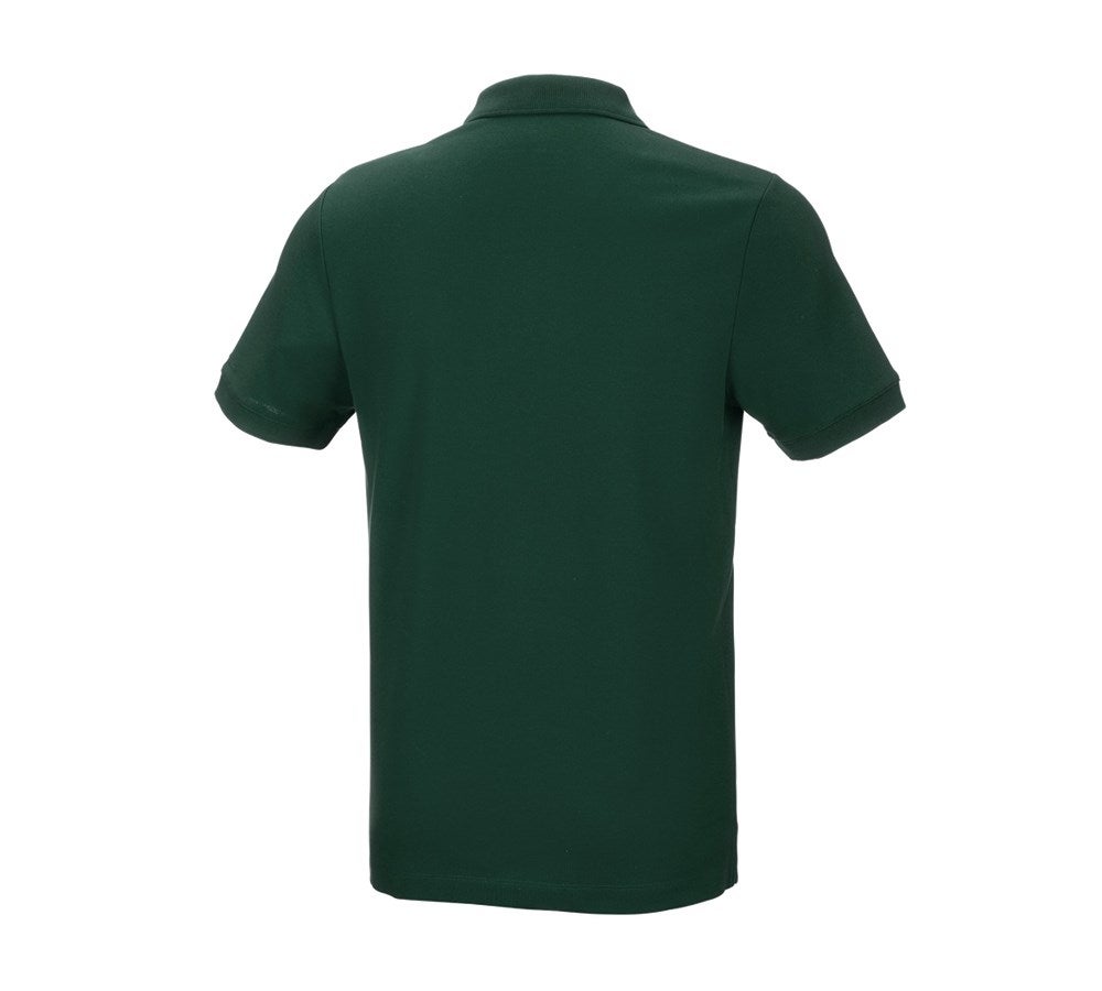Secondary image e.s. Pique-Polo cotton stretch green