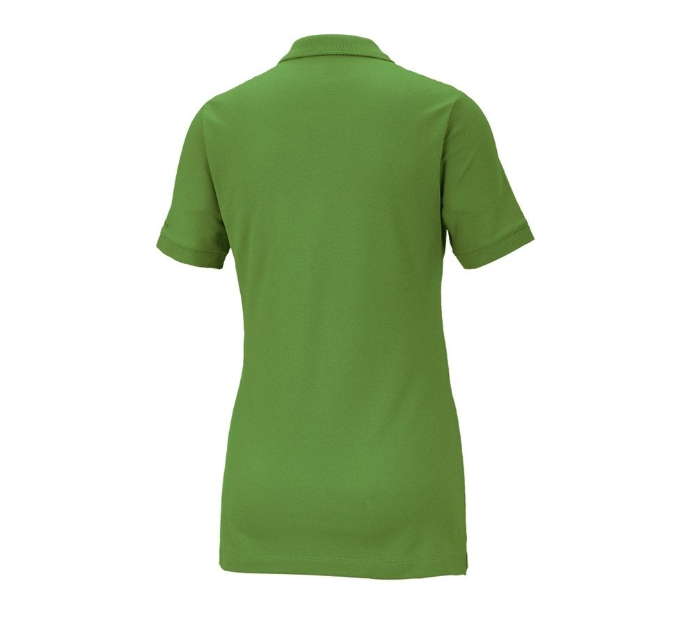 Secondary image e.s. Pique-Polo cotton stretch, ladies' seagreen