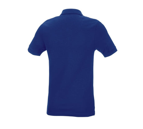 Secondary image e.s. Pique-Polo cotton stretch, slim fit royalblue