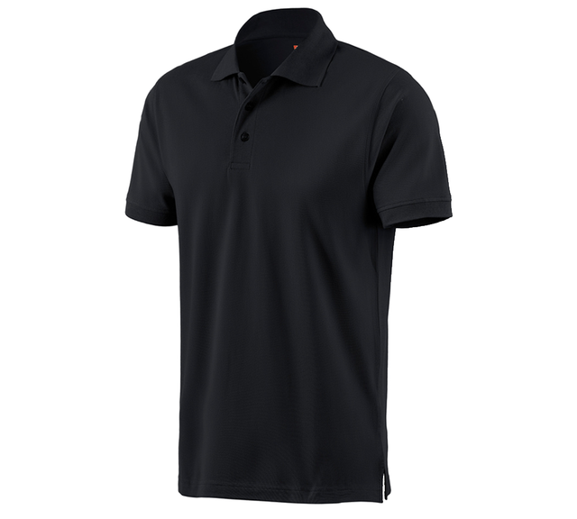 Primary image e.s. Polo shirt cotton black