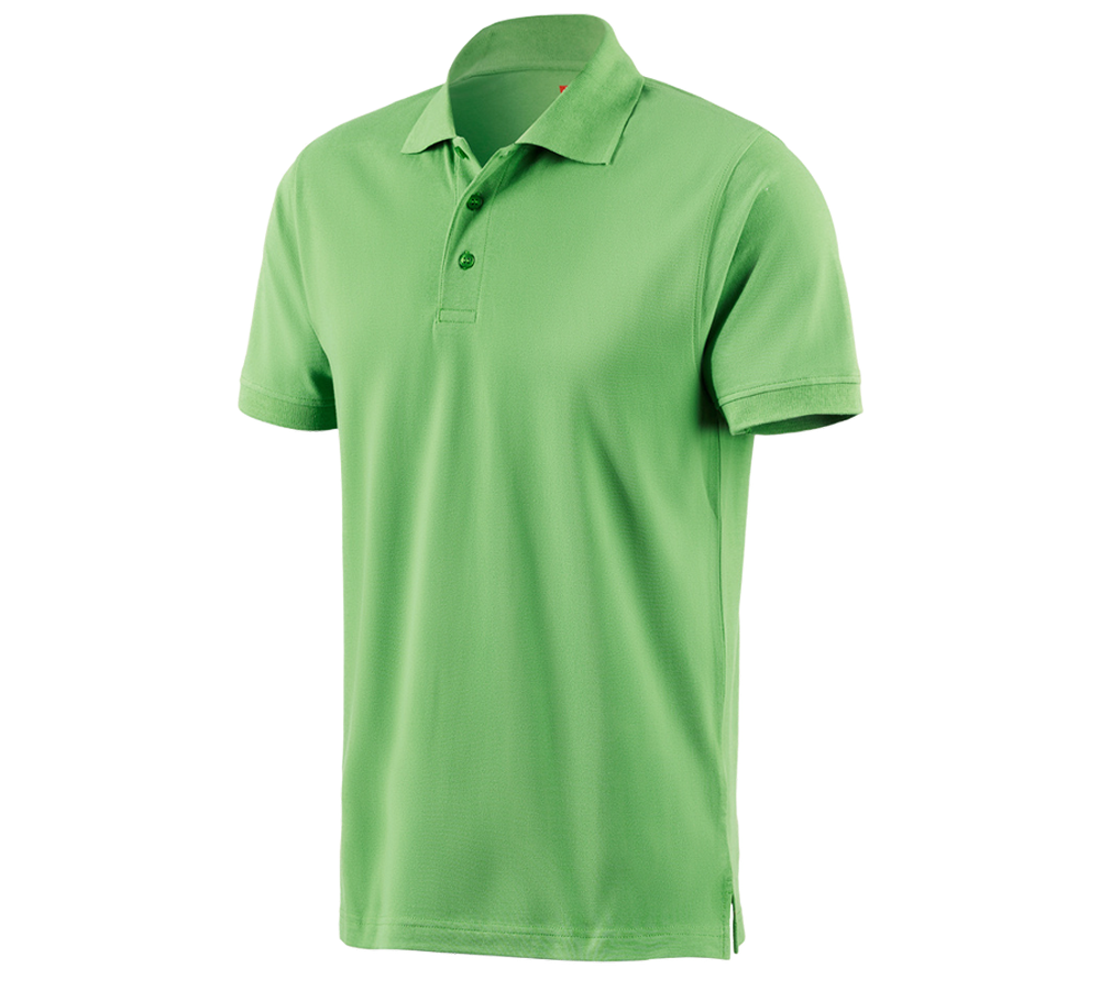 Primary image e.s. Polo shirt cotton apple green