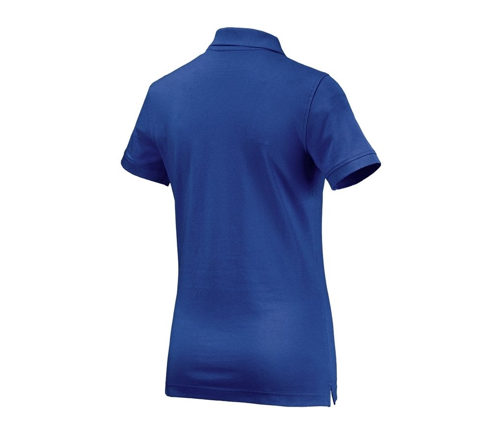 Secondary image e.s. Polo shirt cotton, ladies' royalblue