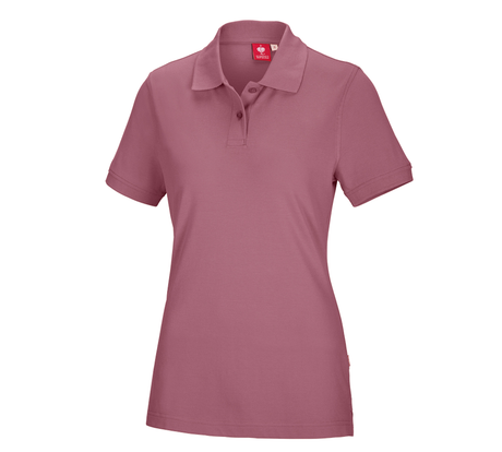Primary image e.s. Polo shirt cotton, ladies' antiquepink