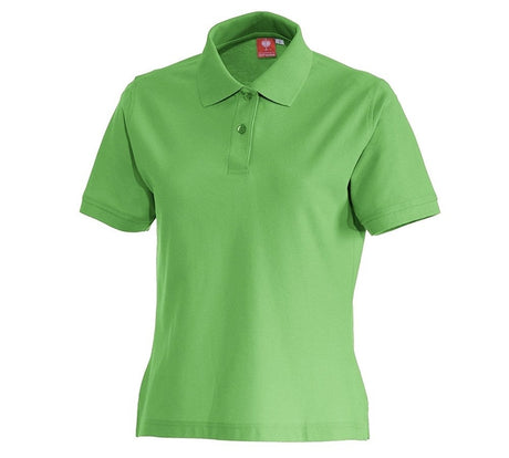 Primary image e.s. Polo shirt cotton, ladies' apple green