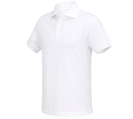 Primary image e.s. Polo shirt cotton Deluxe white