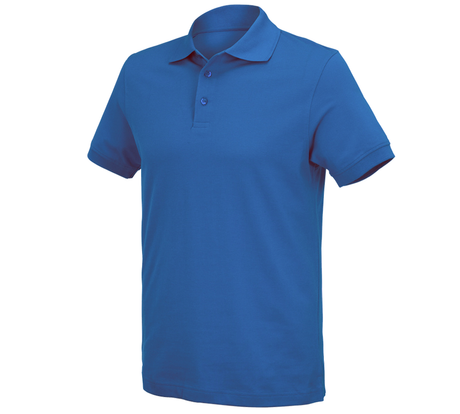 Primary image e.s. Polo shirt cotton Deluxe gentianblue