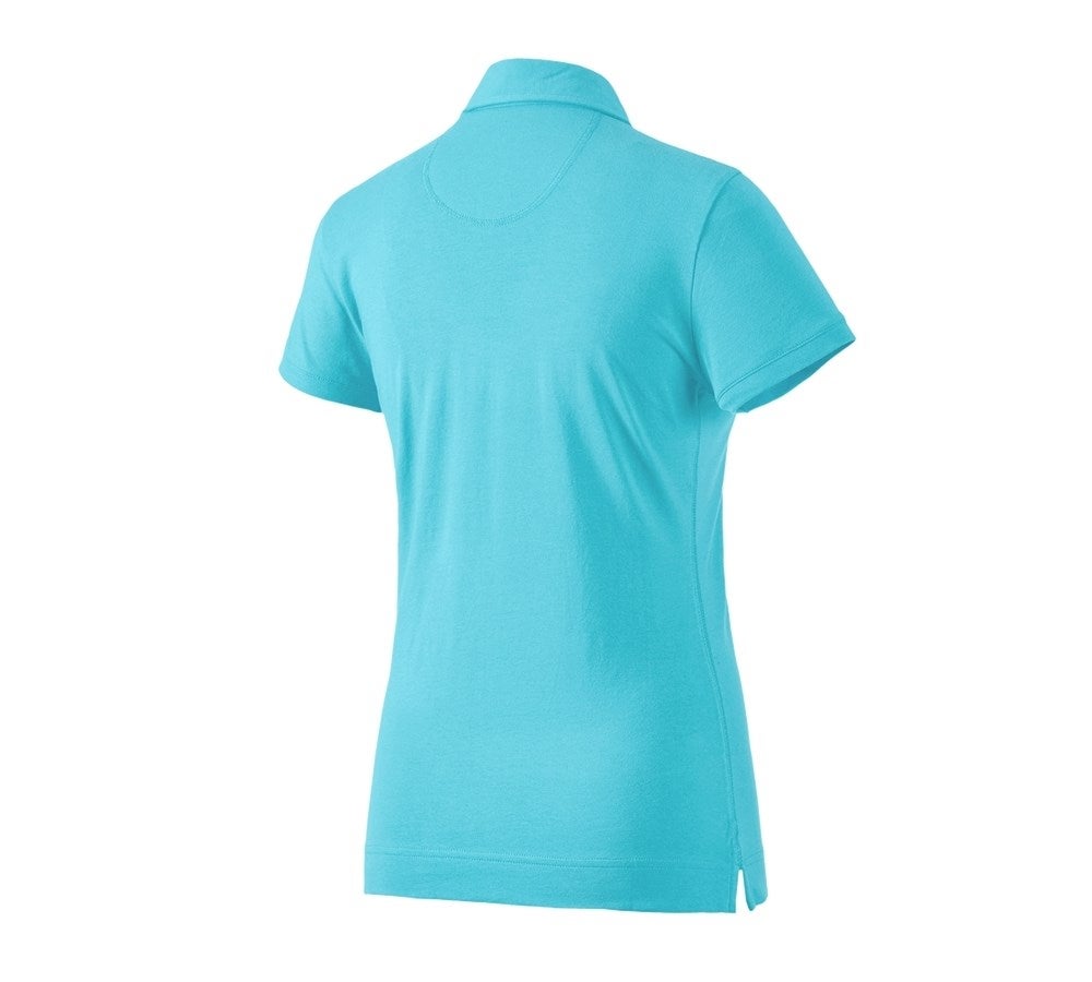 Secondary image e.s. Polo shirt cotton stretch, ladies' capri