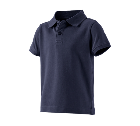 Primary image e.s. Polo shirt cotton stretch, children's navy