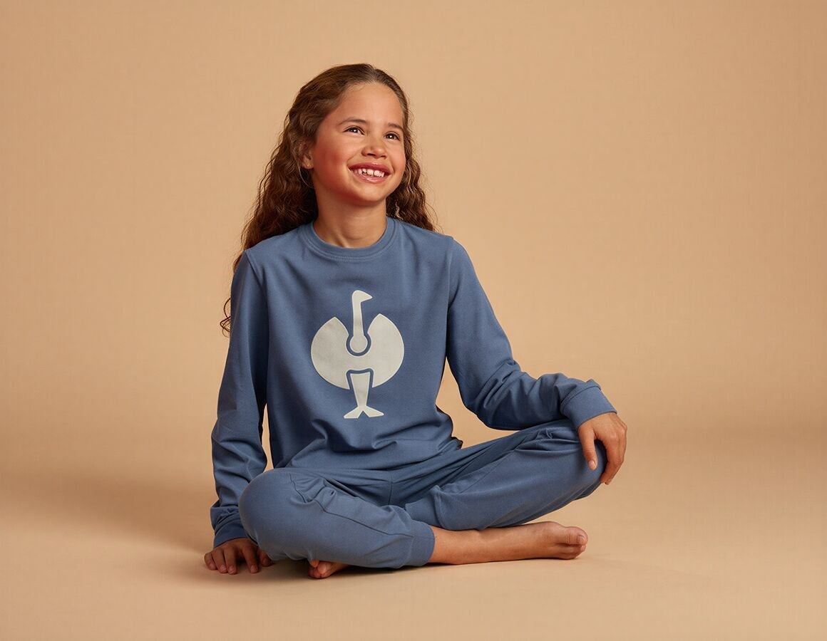 Additional image 2 e.s. Pyjama trousers cotton stretch, children’s nordicblue