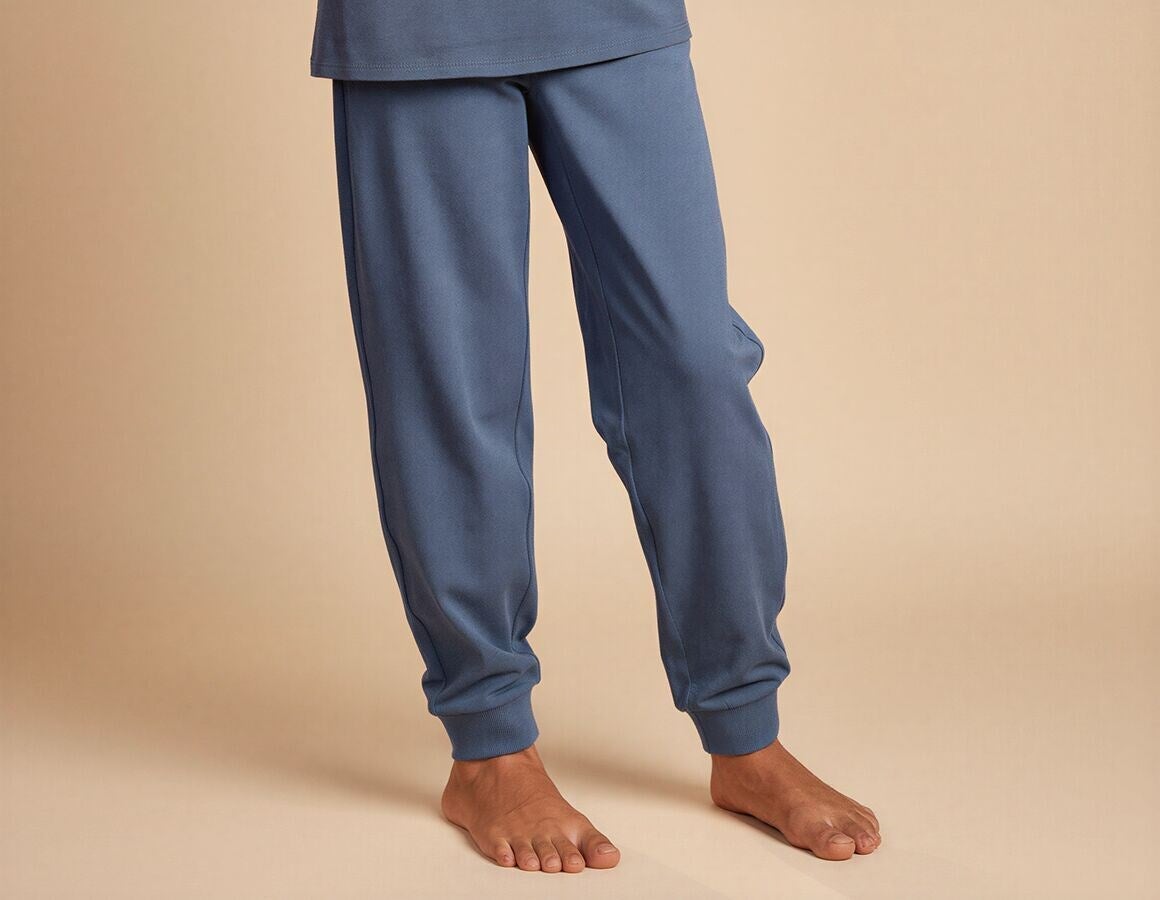 Main action image e.s. Pyjama trousers cotton stretch, children’s nordicblue