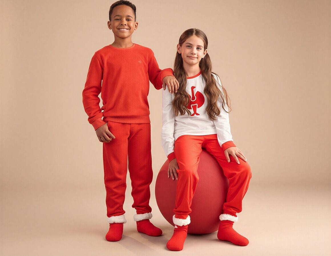Additional image 1 e.s. Pyjama trousers cotton stretch, children’s straussred