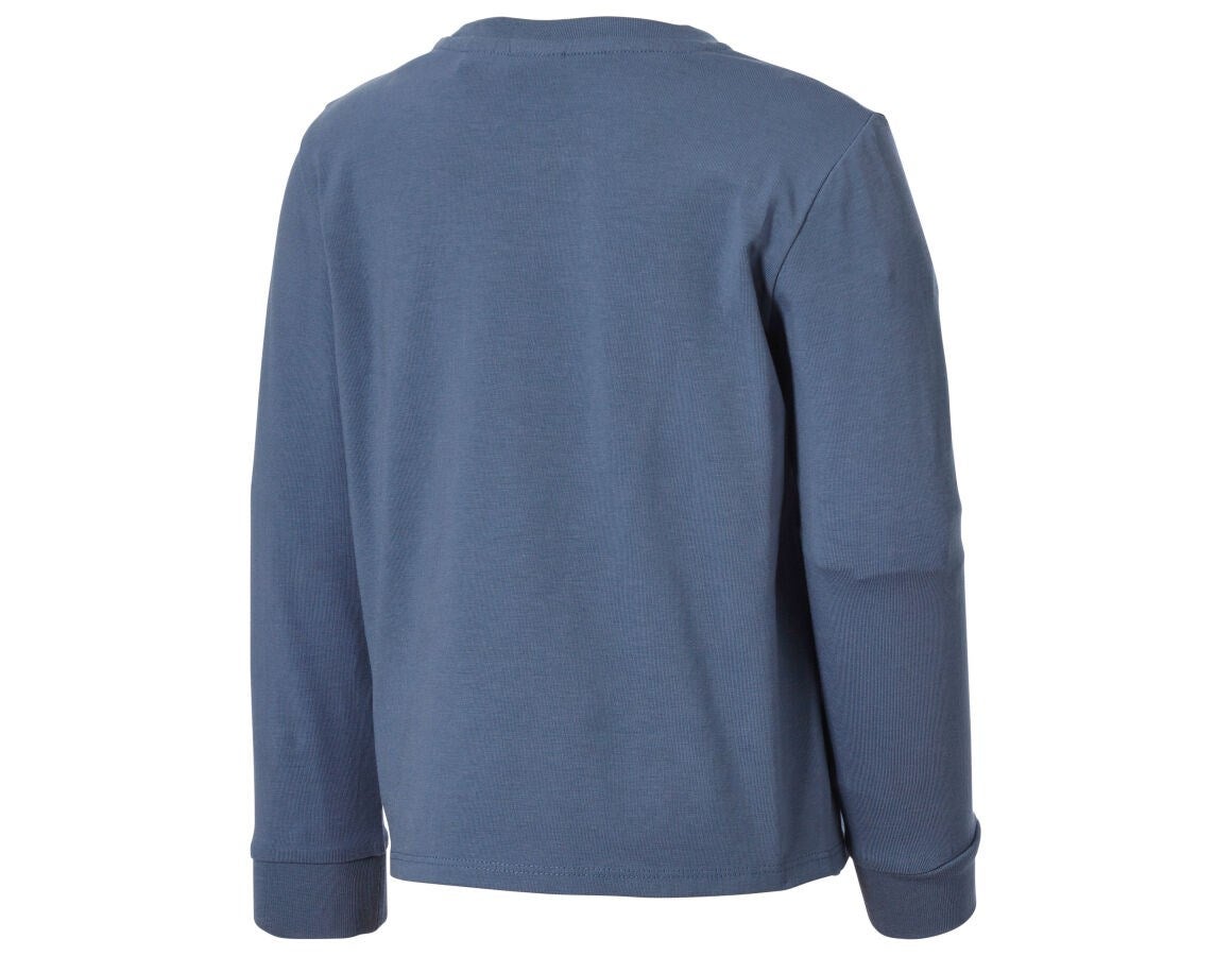 Secondary image e.s. Pyjama longsleeve cotton stretch, children’s nordicblue