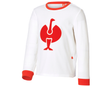 Primary image e.s. Pyjama longsleeve cotton stretch, children’s white/straussred