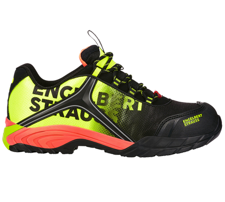 Primary image e.s. S1 Safety shoes Merak black/high-vis yellow/high-vis orange