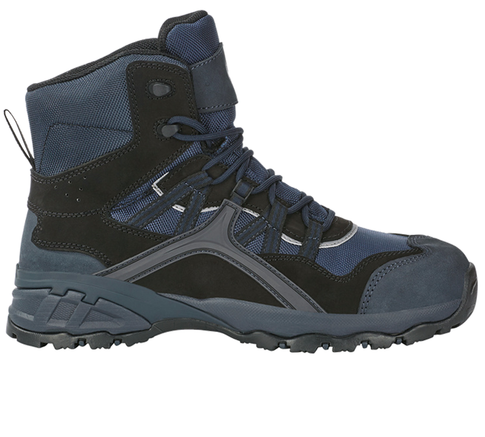 Primary image e.s. S1 Safety boots Pallas mid black/sapphire