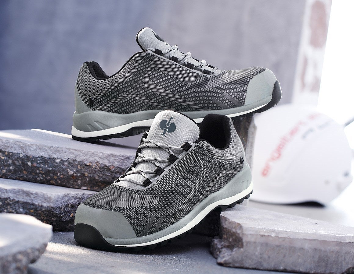 Main action image e.s. S3 Safety shoes Zardik low white/platinum