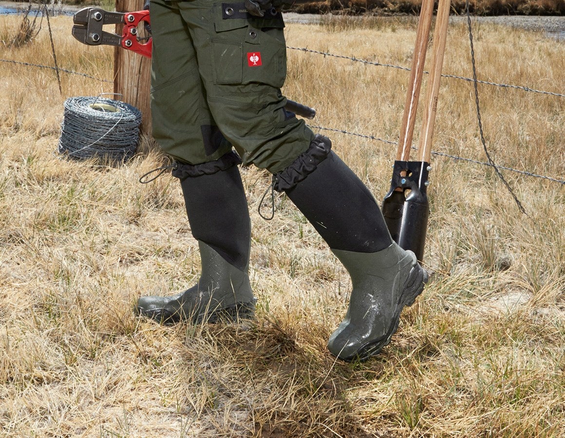 Additional image 1 e.s. S5 Neoprene safety boots Kore x-high thyme/black