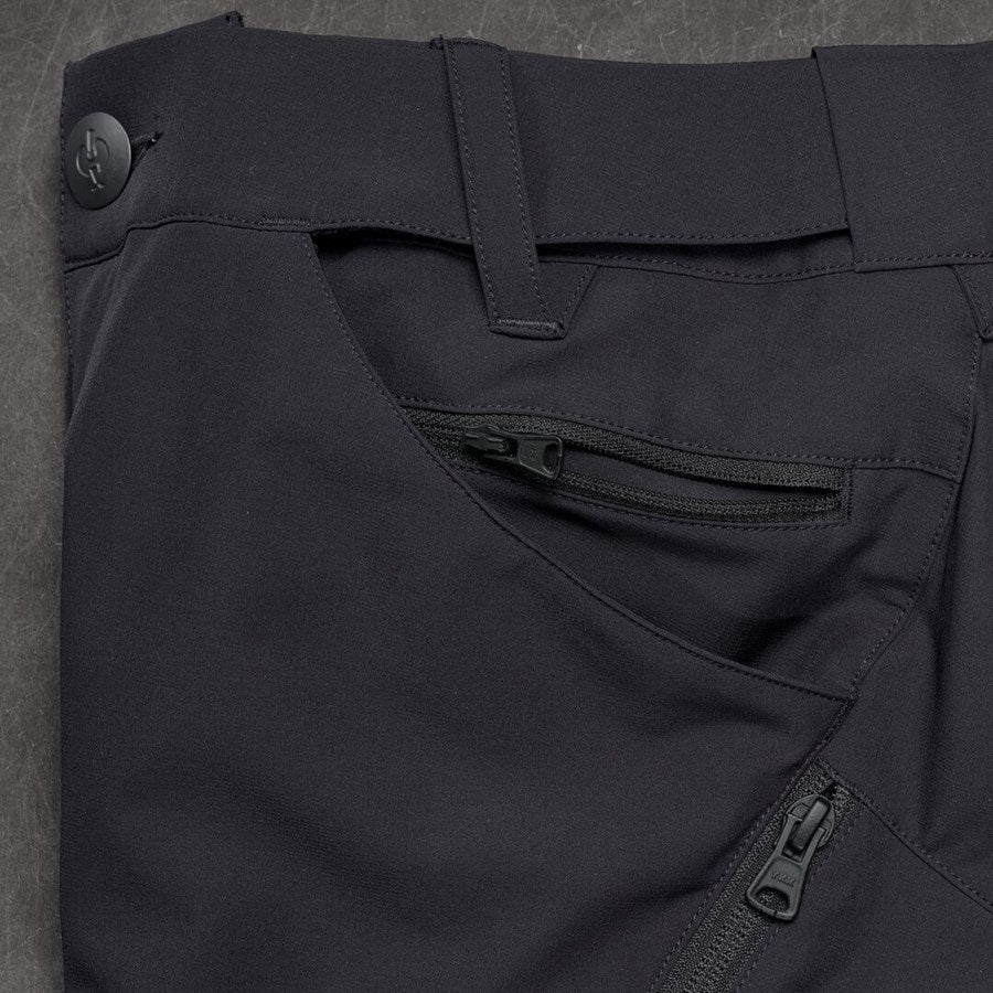 Detailed image e.s. Service cargo trousers, ladies' black