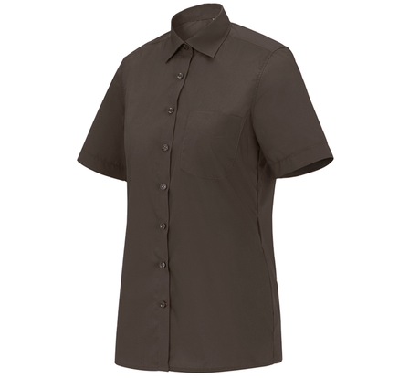 Primary image e.s. Service blouse short sleeved chestnut