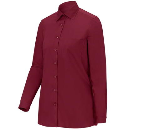 Primary image e.s. Service blouse long sleeved ruby