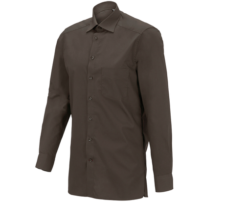 Primary image e.s. Service shirt long sleeved chestnut