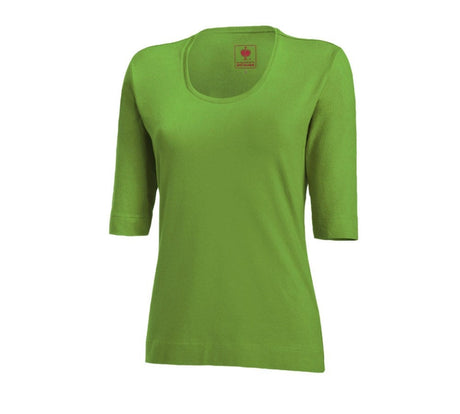 Primary image e.s. Shirt 3/4 sleeve cotton stretch, ladies' seagreen