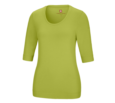 Primary image e.s. Shirt 3/4 sleeve cotton stretch, ladies' maygreen