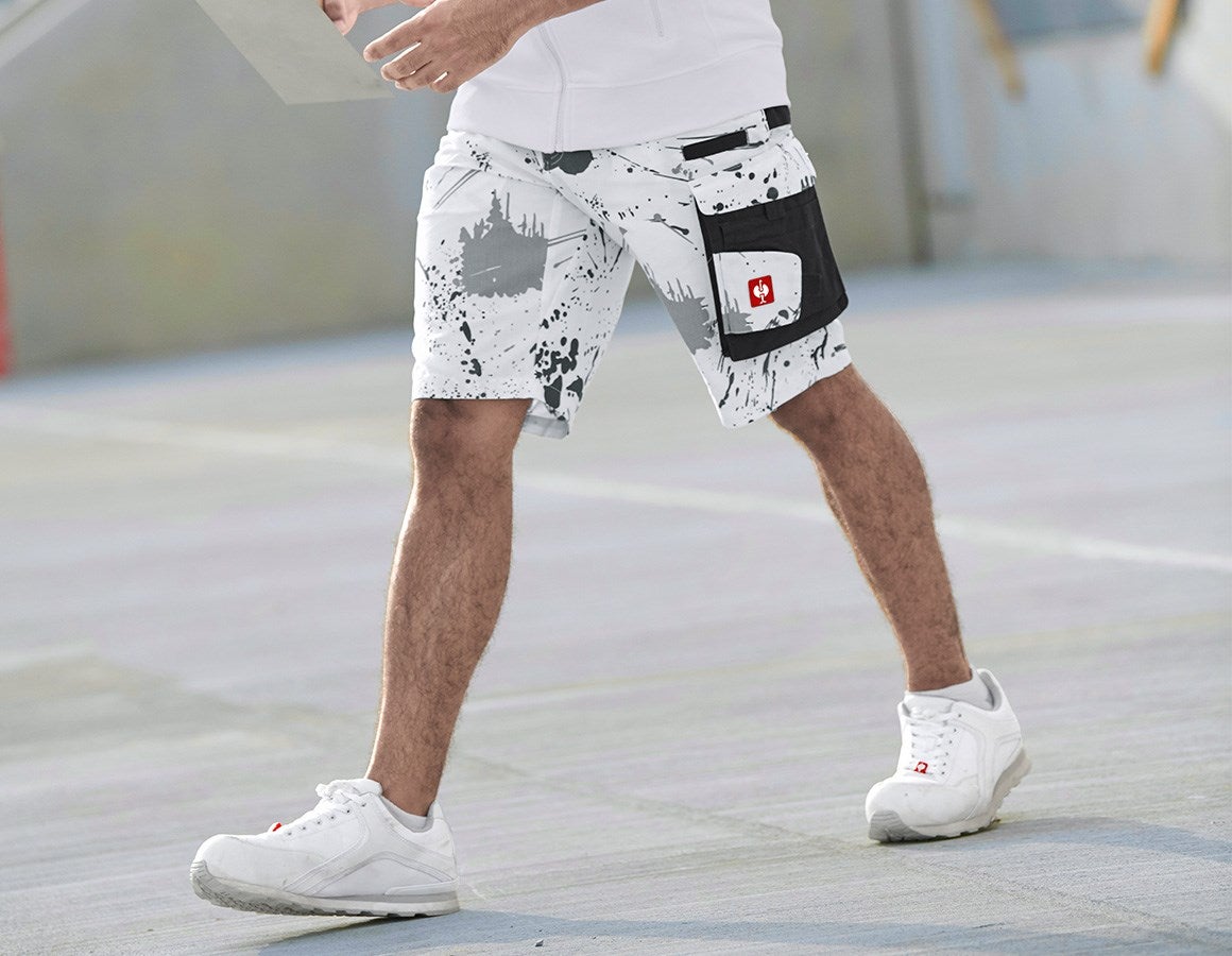 Additional image 1 e.s. Shorts Painter white/graphite