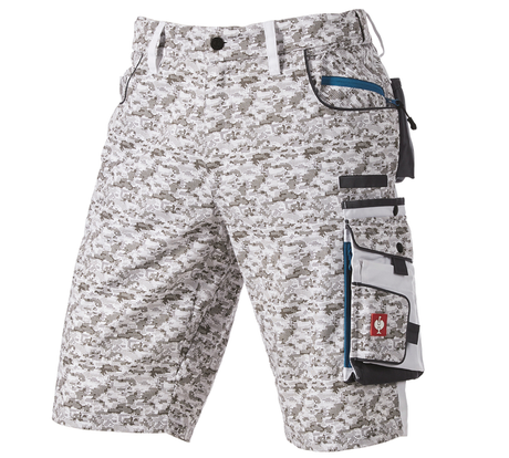 Primary image e.s. Shorts Pixel white/grey/petrol