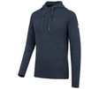 Primary image e.s. Knitted hoody midnightblue melange
