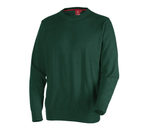 Primary image e.s. Knitted pullover, round neck green
